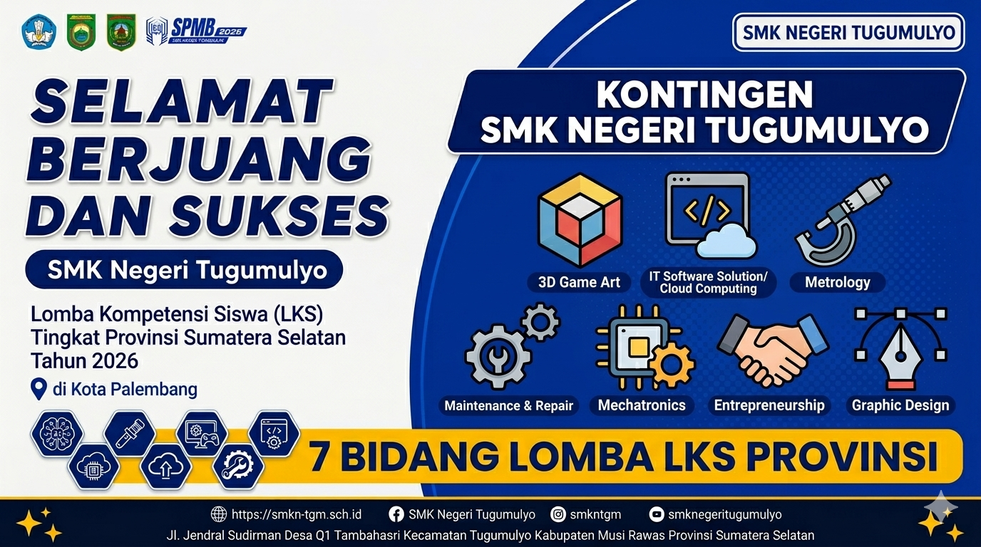 SMK Negeri Tugumulyo Siap Berlaga di LKS Tingkat Provinsi Sumatera Selatan 2026