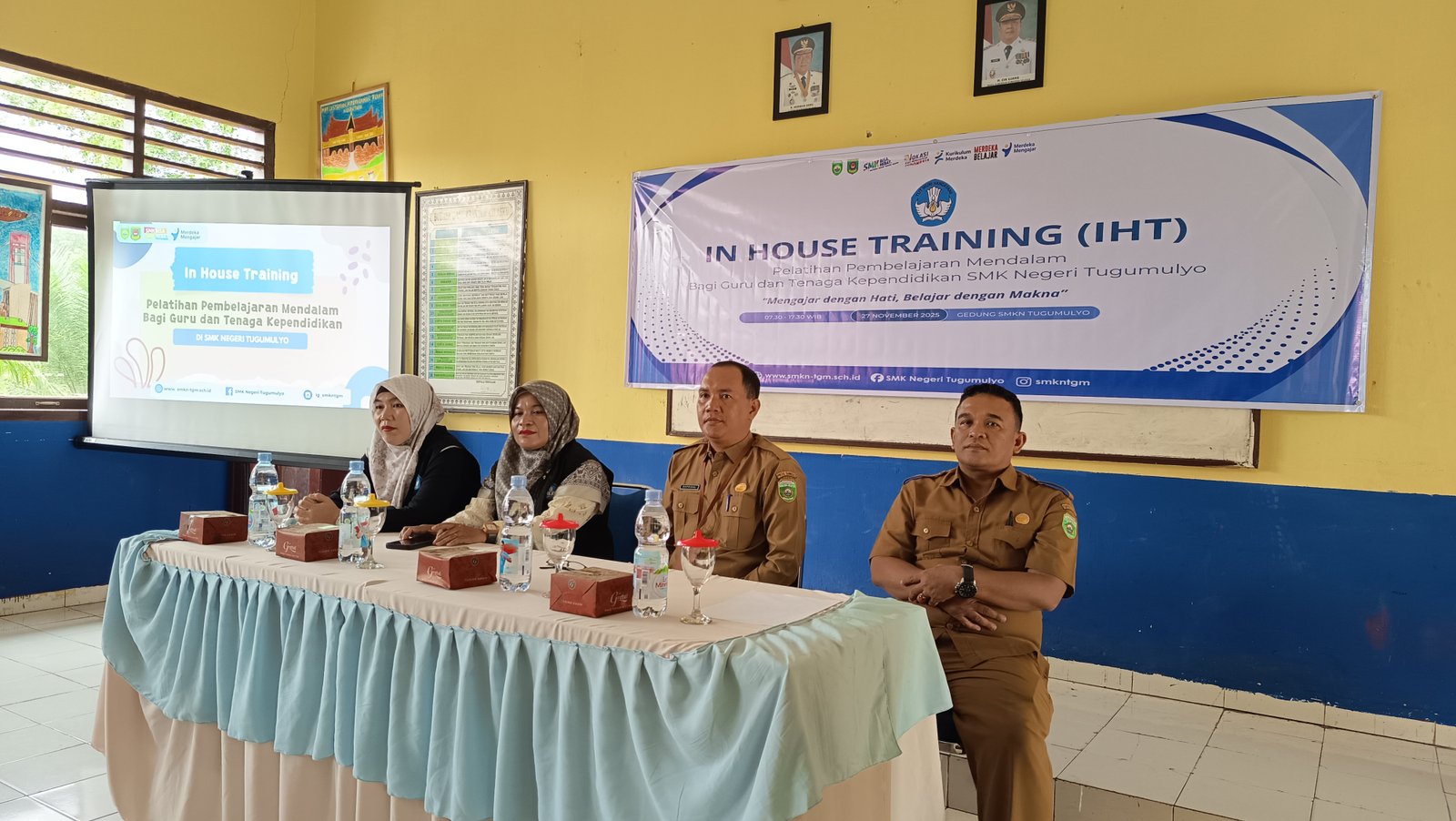 In House Training (IHT) Pembelajaran Mendalam di SMK Negeri Tugumulyo (Mengajar dengan Hati, Belajar dengan Makna)